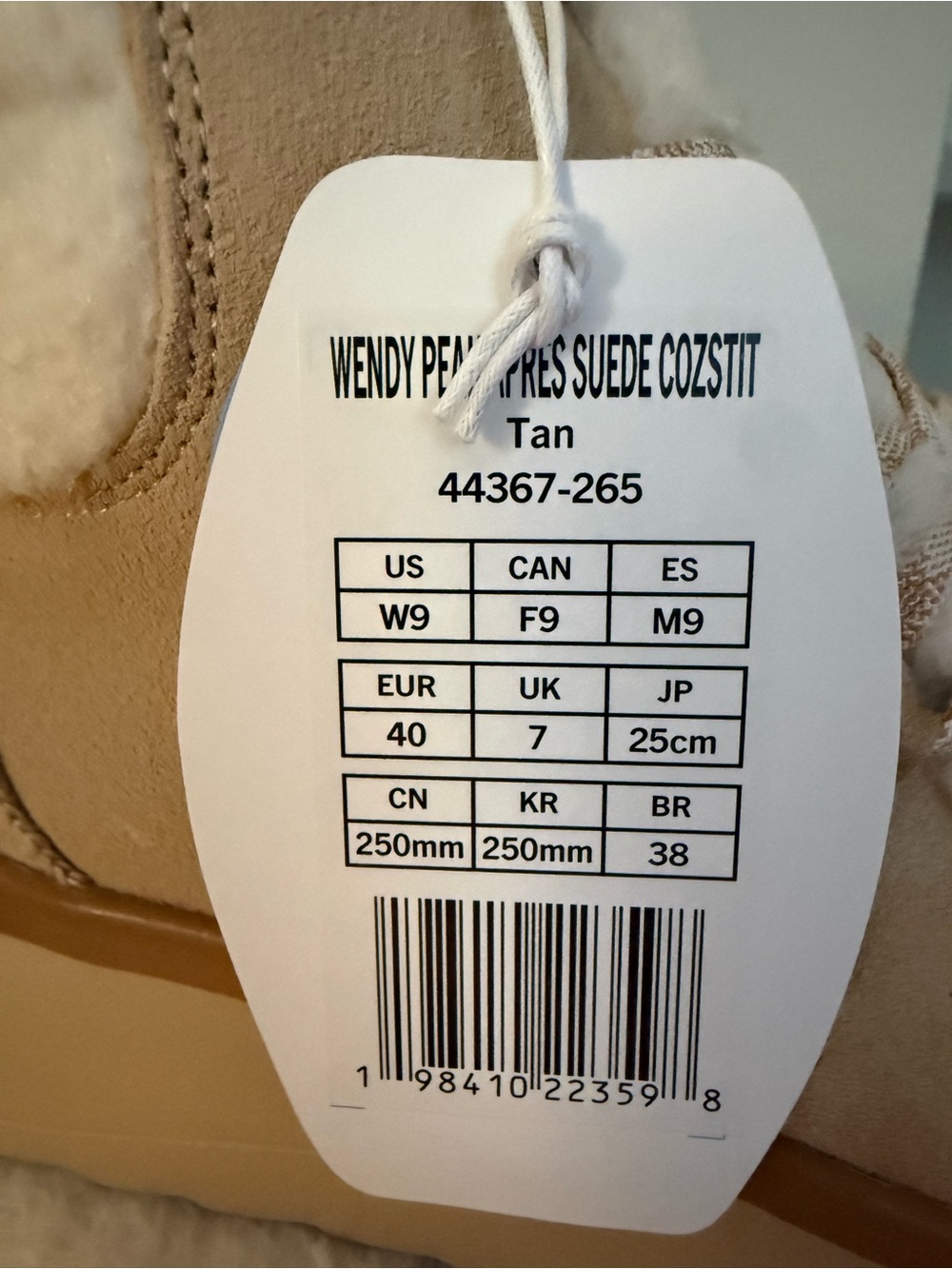 HEY DUDE Tan Apres Suede Cozy Boots - Picture 6 of 6